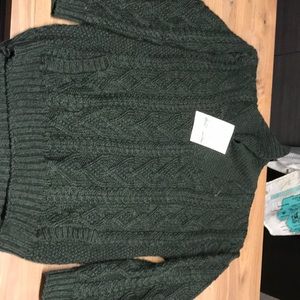 AranCrafts Irish wool fisherman’s sweater